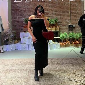 Reformation off the shoulder Maxi dress